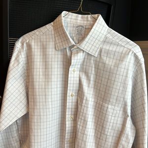 Brooks Brother non-iron dress shirt, light/blue box, size 15.5/32 regent fit.